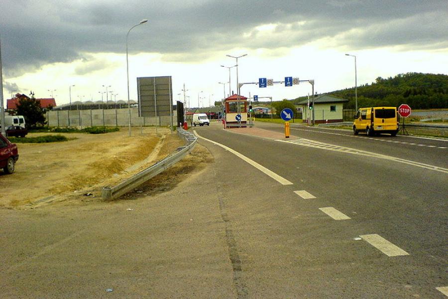 Prace remontowe na przejściu granicznym w Hrebennem